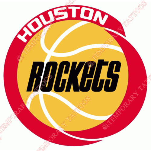 Houston Rockets Customize Temporary Tattoos Stickers NO.1023